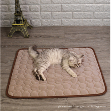 Tapis de refroidissement d&#39;été de chien de tapis de compagnie le mieux vendu